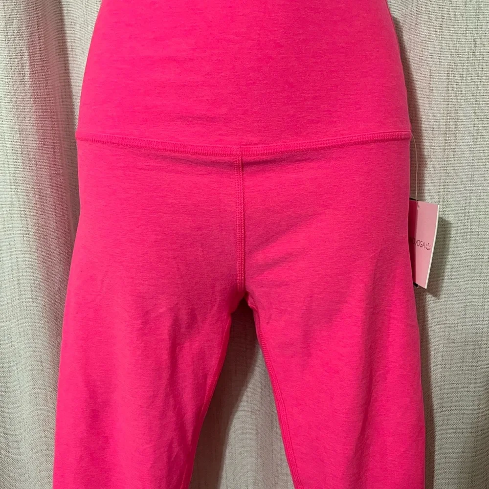 Beyond Yoga Spacedye High Waisted Midi Legging in Electric Pink - Picture 2 of 5